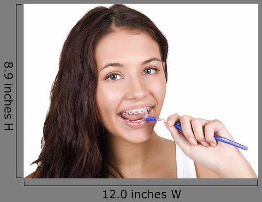Happy Girl with Braces