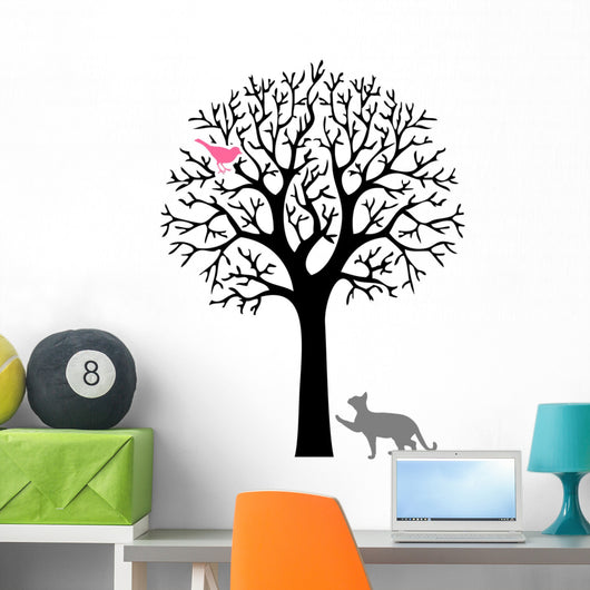 Cat Trying to Catch Wall Mural