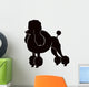 poodle silhouettes Wall Decal