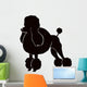 poodle silhouettes Wall Decal