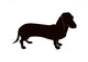 Dachshund Silhouette Wall Decal