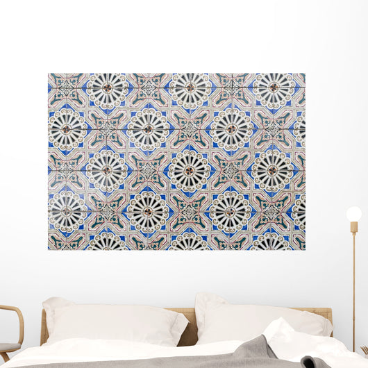 Portuguese Glazed Tiles Wall Mural
