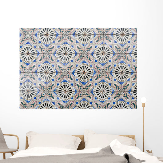 Portuguese Glazed Tiles Wall Mural