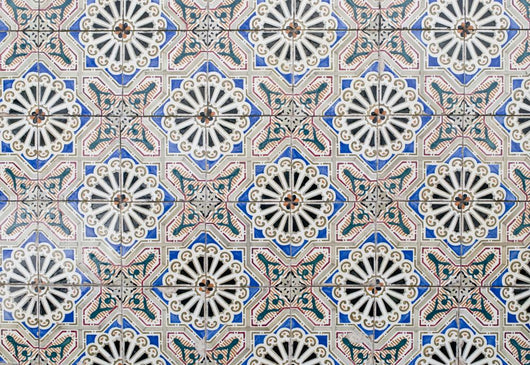 Portuguese Glazed Tiles Wall Mural