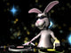 Easter Bunny Dj Wall Mural