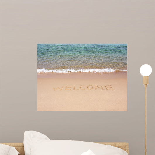 Welcome Beach Wall Decal