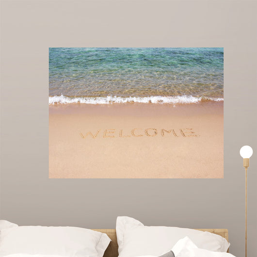 Welcome Beach Wall Decal