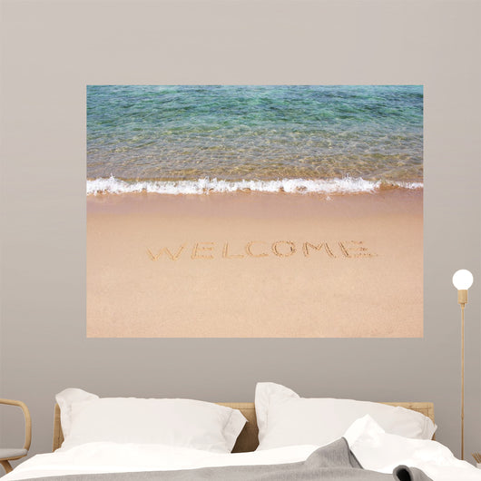 Welcome Beach Wall Decal