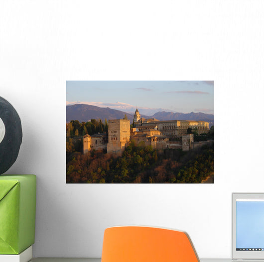 Sunset at the Alhambra Wall Mural