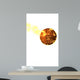 Basketball Ball Fire Wall Mural