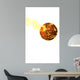 Basketball Ball Fire Wall Mural
