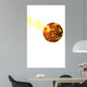 Basketball Ball Fire Wall Mural
