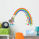 Mouse with Bag of Pencils and Rainbow Wall Decal