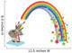 Mouse with Bag of Pencils and Rainbow Wall Decal