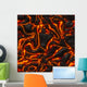 Seamless Magma or Lava Wall Decal