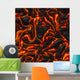 Seamless Magma or Lava Wall Decal