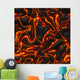 Seamless Magma or Lava Wall Decal