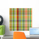 Seamless Gingham Fabric Texture Wall Decal