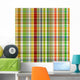 Seamless Gingham Fabric Texture Wall Decal