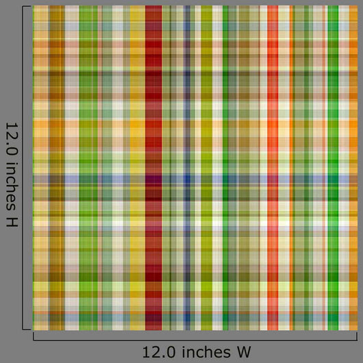 Seamless Gingham Fabric Texture Wall Decal