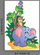 Various Cute African Animals Wall Decal Design 2