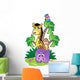 Various cute African animals 2 Wall Mural