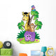 Various Cute African Animals Wall Decal Design 1