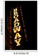 Broadway Sign Wall Mural