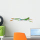 Red Eyed Tree Frog Jumping Wall Decal