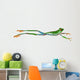 Red Eyed Tree Frog Jumping Wall Decal