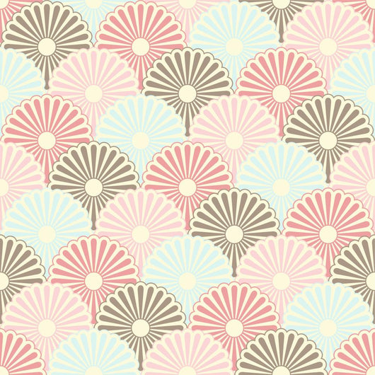 Seamless Japanese Vintage Pattern Wall Decal