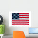 American Flag With The Pledge Of Allegiance Wall Mural