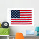 American Flag With The Pledge Of Allegiance Wall Mural