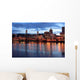 Downtown Portland Oregon at Twilight Wall Mural
