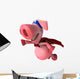 Super Pig Wall Decal