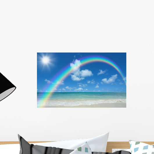 beach and sun Wall Mural