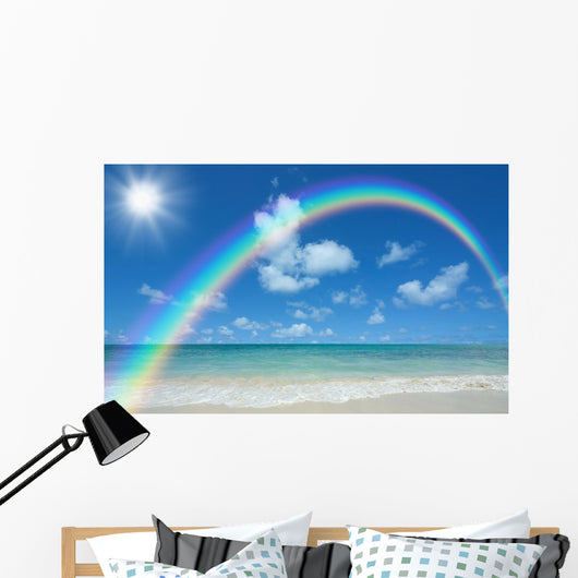 beach and sun Wall Mural