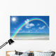 beach and sun Wall Mural