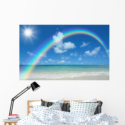 beach and sun Wall Mural