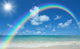 beach and sun Wall Mural