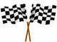 Finishing Checkered Flag Wall Decal