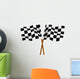 Finishing Checkered Flag Wall Decal