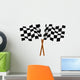 Finishing Checkered Flag Wall Decal