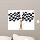 Finishing Checkered Flag Wall Decal