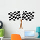 Finishing Checkered Flag Wall Decal