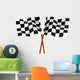 Finishing Checkered Flag Wall Decal
