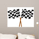 Finishing Checkered Flag Wall Decal
