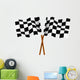 Finishing Checkered Flag Wall Decal