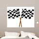 Finishing Checkered Flag Wall Decal