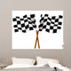 Finishing Checkered Flag Wall Decal